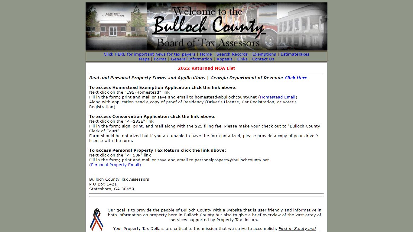 Bulloch County Tax Assessor's Office - Schneider Geospatial